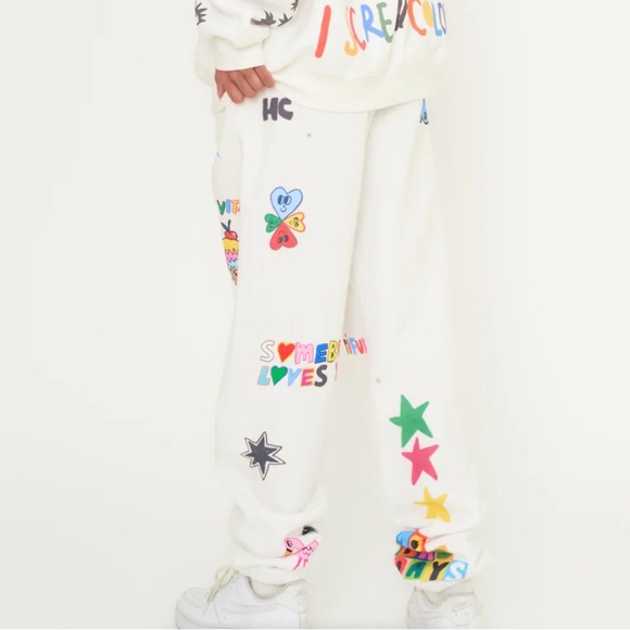 🆕 Mayfair x @iscreamcolour Somebody Loves You Sweatpants - XS - Picture 10 of 11